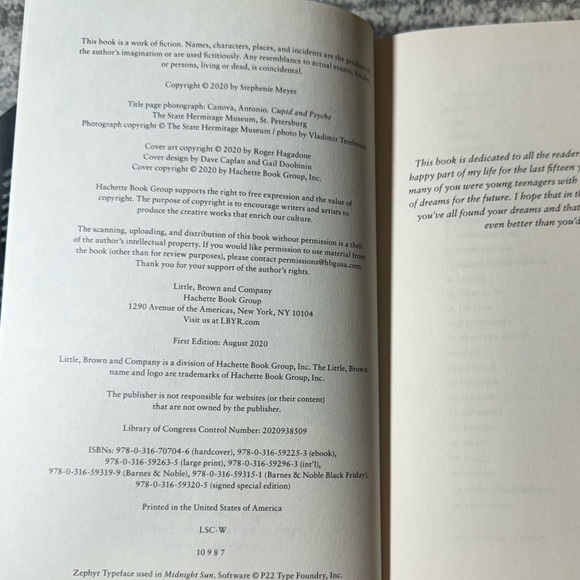 MIDNIGHT SUN TWILIGHT SAGA - Picture 7 of 7